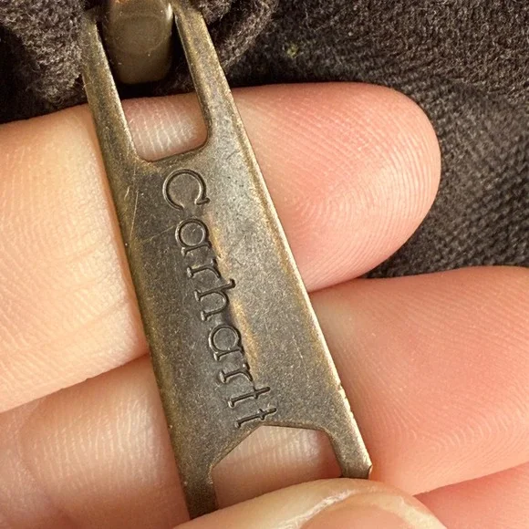 Carhartt Sherpa Lined Jacket Womens Large Brown Workwear Chore Coat Gorpcore - Picture 4 of 8